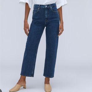 Everlane Way High Jean in Organic Cotton- size 33 long